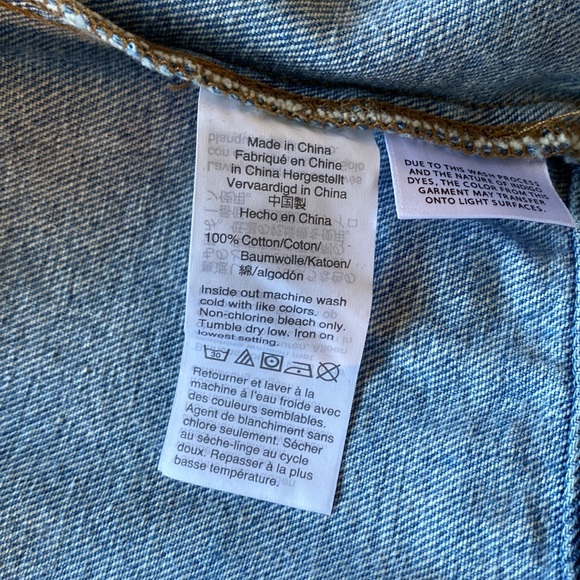 Oversized Jean Jacket Size XS - Picture 7 of 8